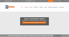 Desktop Screenshot of myimmo.be