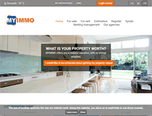 Tablet Screenshot of myimmo.be